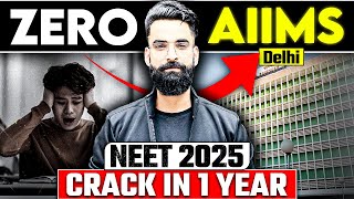 NEET 2025 | Crack AIIMS Delhi in 1 Year | Best Strategy to Crack NEET | Wassim Bhat