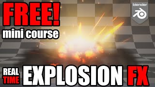 Explosion VFX tutorial in Blender - part 01