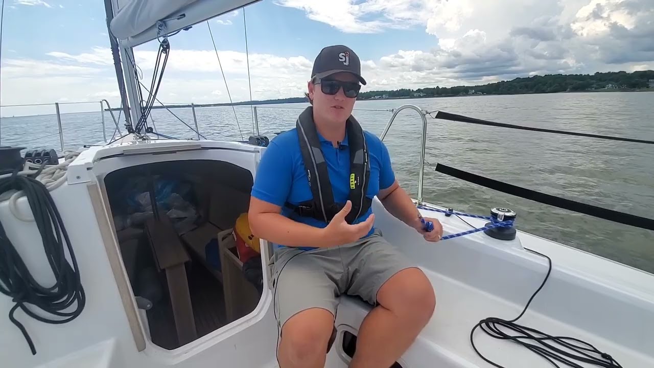 How to unfurl (roll out) a furling jib