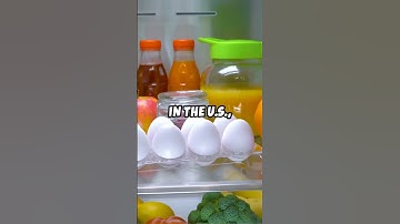 Why Some Countries Refrigerate Eggs and Others Don’t! #didyouknow #foodfacts