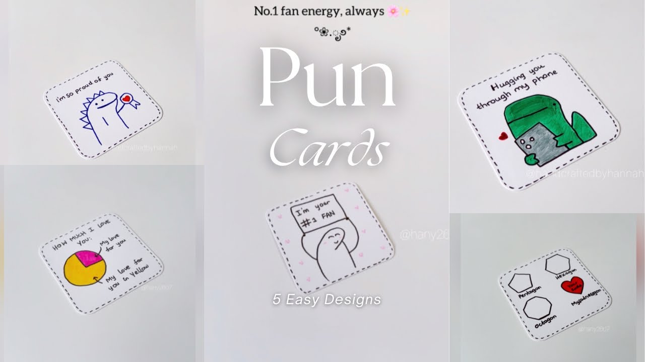 5 Valentine’s Day Pun Cards That’ll Make Them Laugh | Last minute Valentine’s Day cards 🩷✨