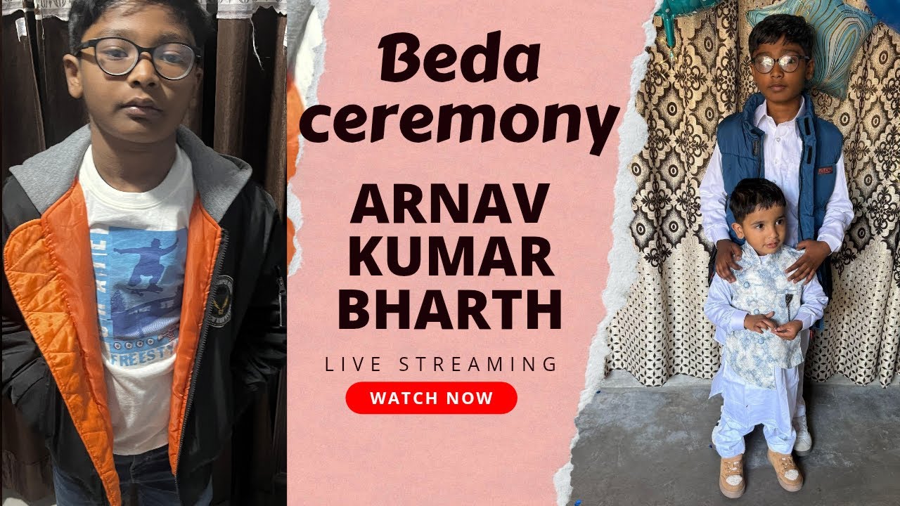 Live Beda Ceremony of Arnav kumar Bharth S/O Late Daljit Kumar Bharth ...