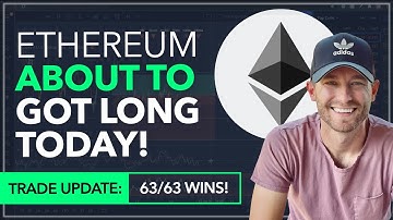 ETHEREUM - ABOUT TO GO LONG TODAY! [WE