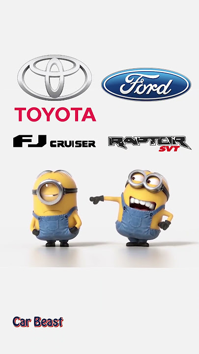 Toyota FJ Cruiser vs Ford Raptor minions style #tiktok #car #raptor #4x4 #asmr #fyp #money #suv
