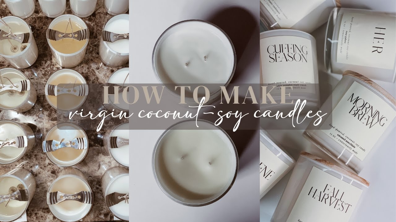 Virgin Coconut Soy Wax, Candle Making