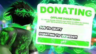 [🔴LIVE ] PLS DONATE 💸 | DONATING ROBUX TO VIEWERS |