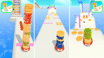 Pancake Run Gameplay All Levels Android, iOS Mobile Walkthrough #11