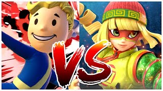 Super Smash Bros Ultimate DLC Vault Boy Vs Min Min