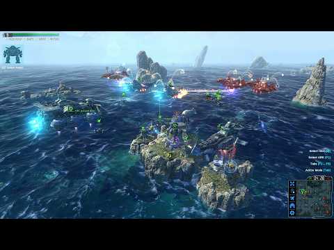 Dynamic Ocean for Naval Battles in WARSHIFT 2 | 4K
