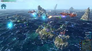 Dynamic Ocean for Naval Battles in WARSHIFT 2 | 4K