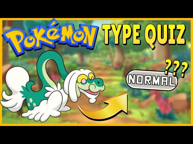 Test Your Knowledge On Pokemon Types! - ProProfs Quiz