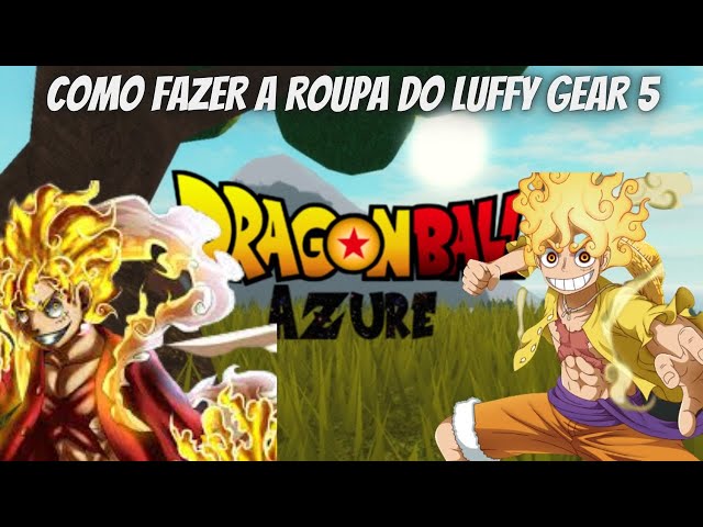 COMO FAZER ID DO LUFFY GEAR 5 FURIOSO (DRAGON BALL AZURE ) (how to make  LUFFY´s outfit) GEAR 5 