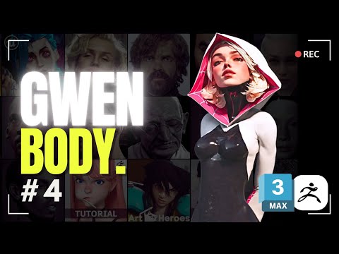 Gwen Zbrush Body Sculpt - Part 4