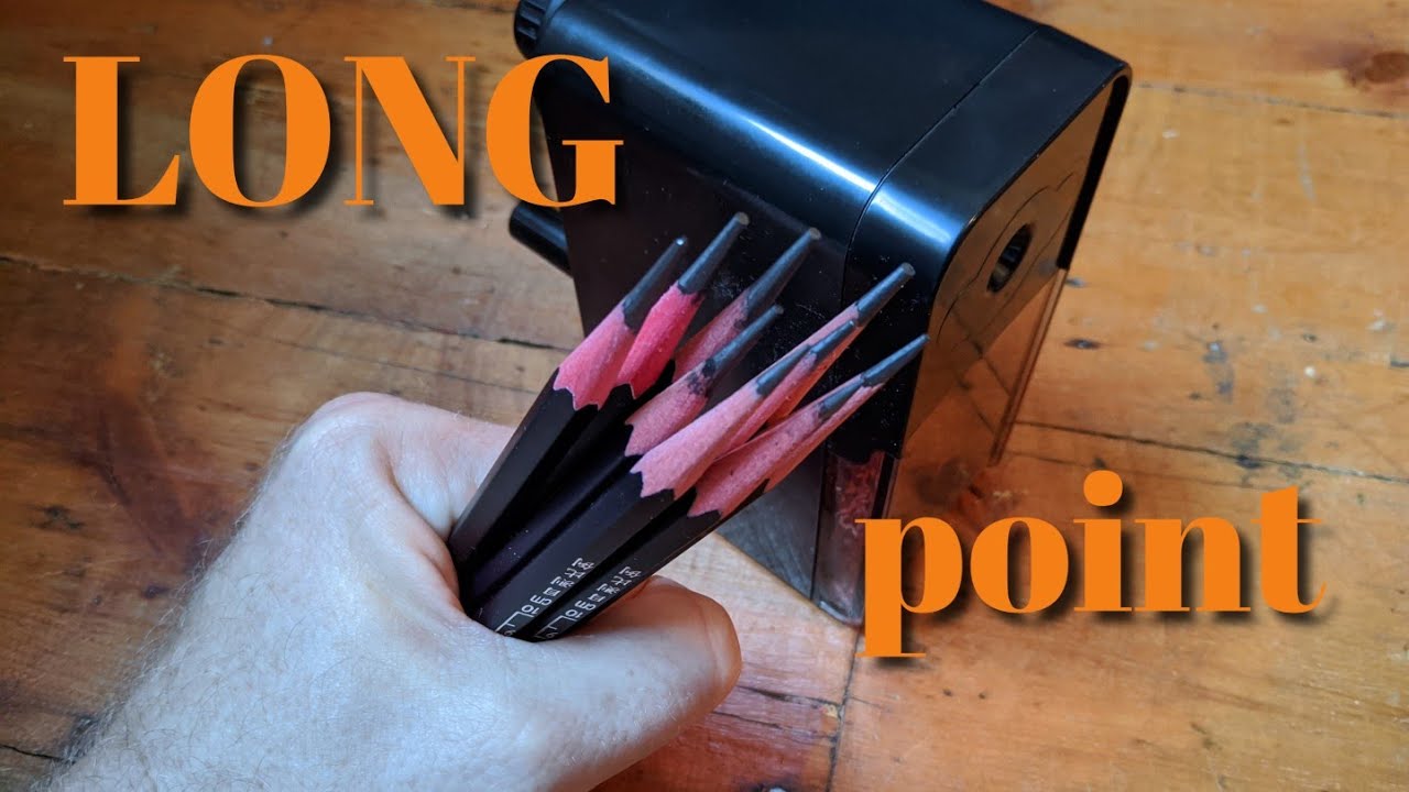 Long Point Pencil Sharpener Comparison and Review 