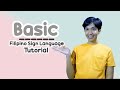 Basic Filipino Sign Languge Tutorial | Rai Zason