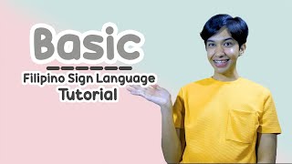 Basic Filipino Sign Languge Tutorial | Rai Zason