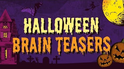 10 SPOOKY Halloween Brain Teasers | Riddles For Kids | Fun Halloween Activity | #halloween