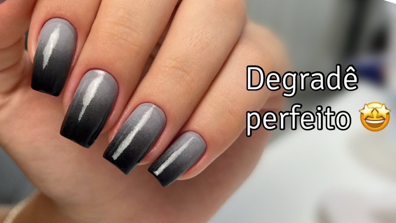 Unhas decoradas com DEGRADÊ fácil e lindo🤩🤩