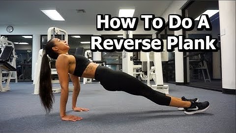 How To Do A Reverse Plank | Exercise Video Library | Exercise Tutorial