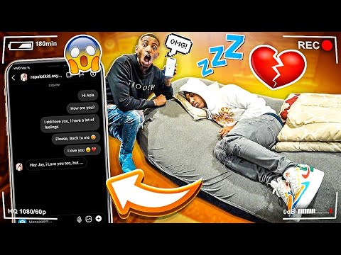 WE TOOK JAY PHONE WHILE HE WAS SLEEP & DM'D HIS EX ASIA!💔 (SHE RESPONDED)