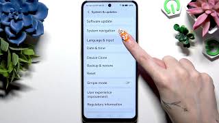 HONOR X7d 5G – How to Access Text Correction Settings screenshot 5