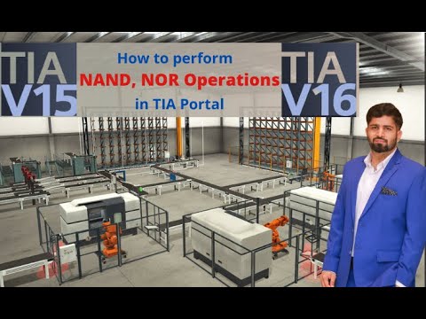 How to use NAND, NOR Operations in TIA Portal