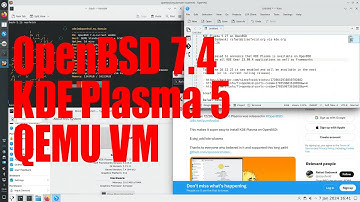 Install OpenBSD 7.4 and KDE Plasma 5 in QEMU VM tutorial - January 2024 - 4be4ff08