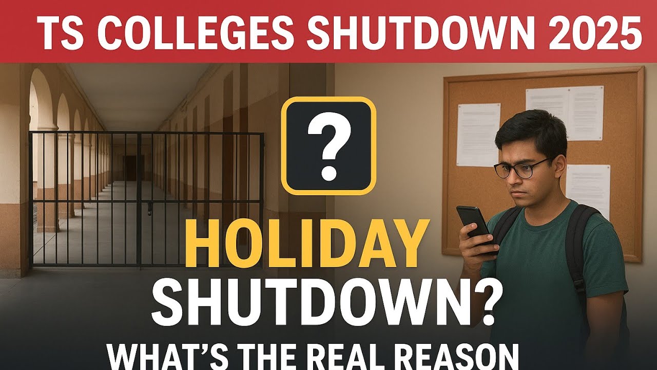 TS Colleges Shutdown Update 2025: Latest News on MBA, B.Tech, Pharmacy Degree Colleges