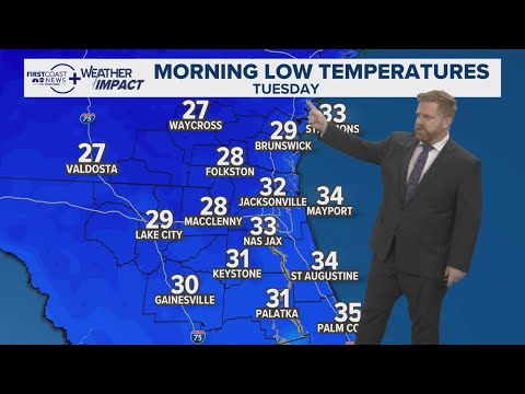 Temperature roller coaster in the forecast for the First Coast - YouTube