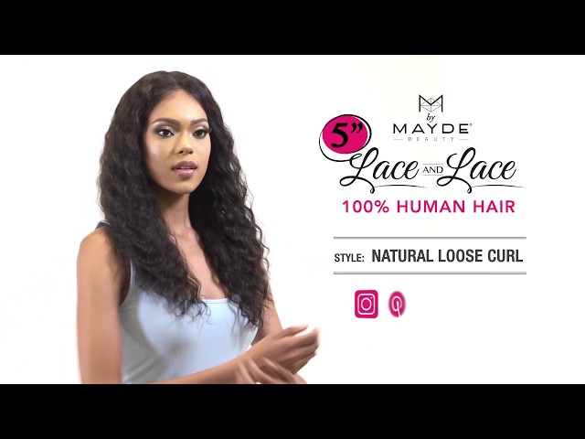 Capri Curl By Mayde Beauty 5 Lace and Lace 100% Human Hair HD Lace Wig