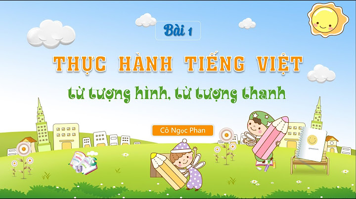 Từ láy tượng thanh là gì