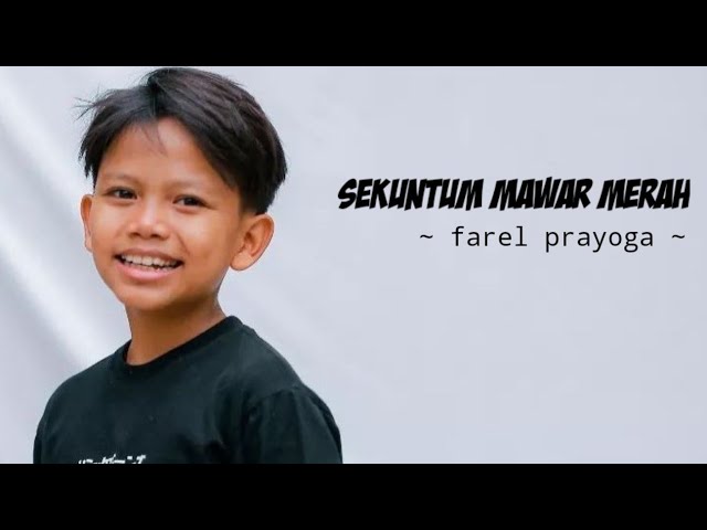 Sekuntum mawar merah - farel prayoga || cover lirik lagu class=