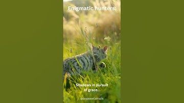 Enigmatic Hunters: Shadows of Graceful Pursuit #shorts #cat #subscribe