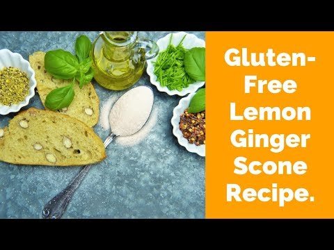 Gluten Free Lemon Ginger Scone Recipe