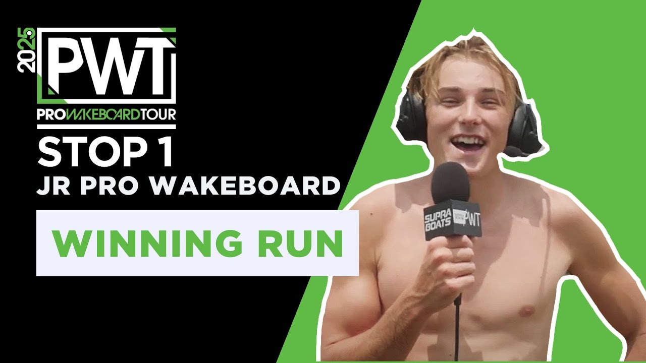 2025 Jr. Pro Wakeboard Tour Stop 1 Winning Run: Jett Gibson