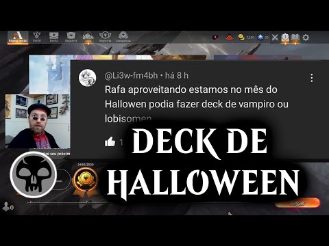 Jogando no Magic Arena com monoblack Halloween