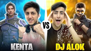 DJ ALOK VS KENTA CHARECTER ABILITY TEST 1 VS 1 CLASH SQUAD MATCH - GARENA FREE FIRE