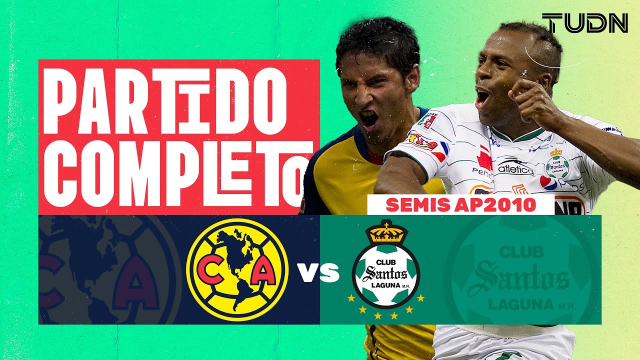 PARTIDO COMPLETO | ¡La MAGIA del 'Chucho' Benítez! | América vs Santos | Semifinal IDA AP2010 | TUDN