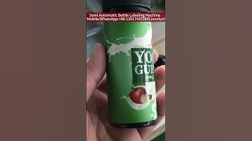 Semi Automatic Bottle Labeling Machine#labelingmachine #factory #machine #label