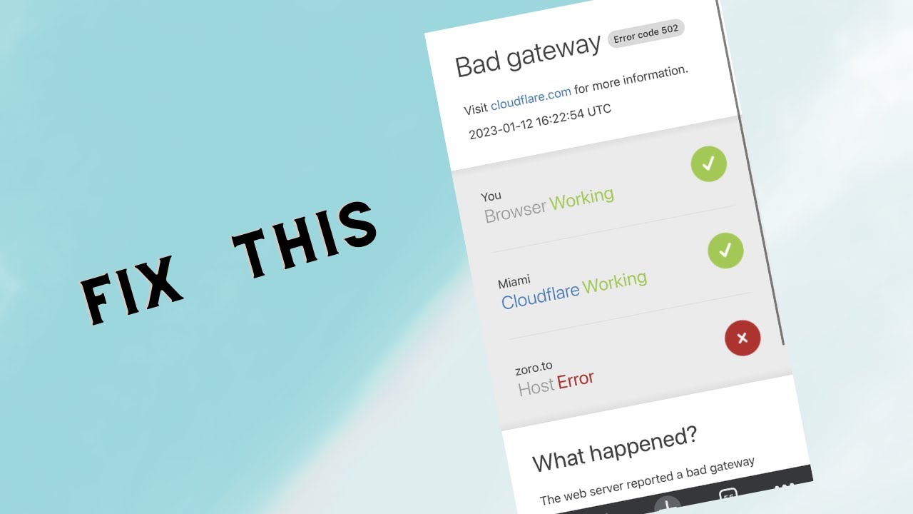 Host error 502. Error 502. 502 bad gateway что это за ошибка и как исправить.