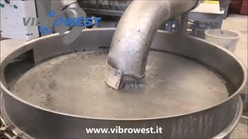 Circular Vibrating Screener mod. MR - Water filtration - Vibrowest