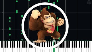 Treetop Tumble - Donkey Kong Country 3 - Intermediate Piano Tutorial