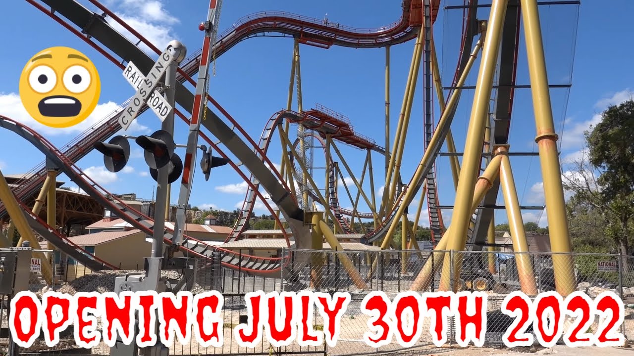Dr. Diabolical's Cliffhanger Opening Date Announced "July 30th 2022" Six Flags Fiesta Texas!