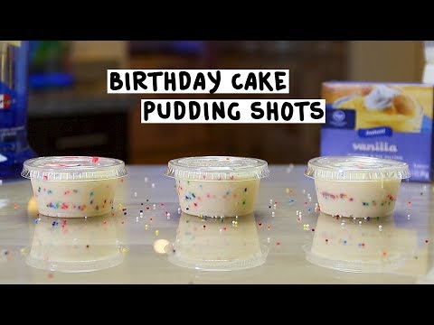 Birthday Cake Pudding Shots - Tipsy Bartender