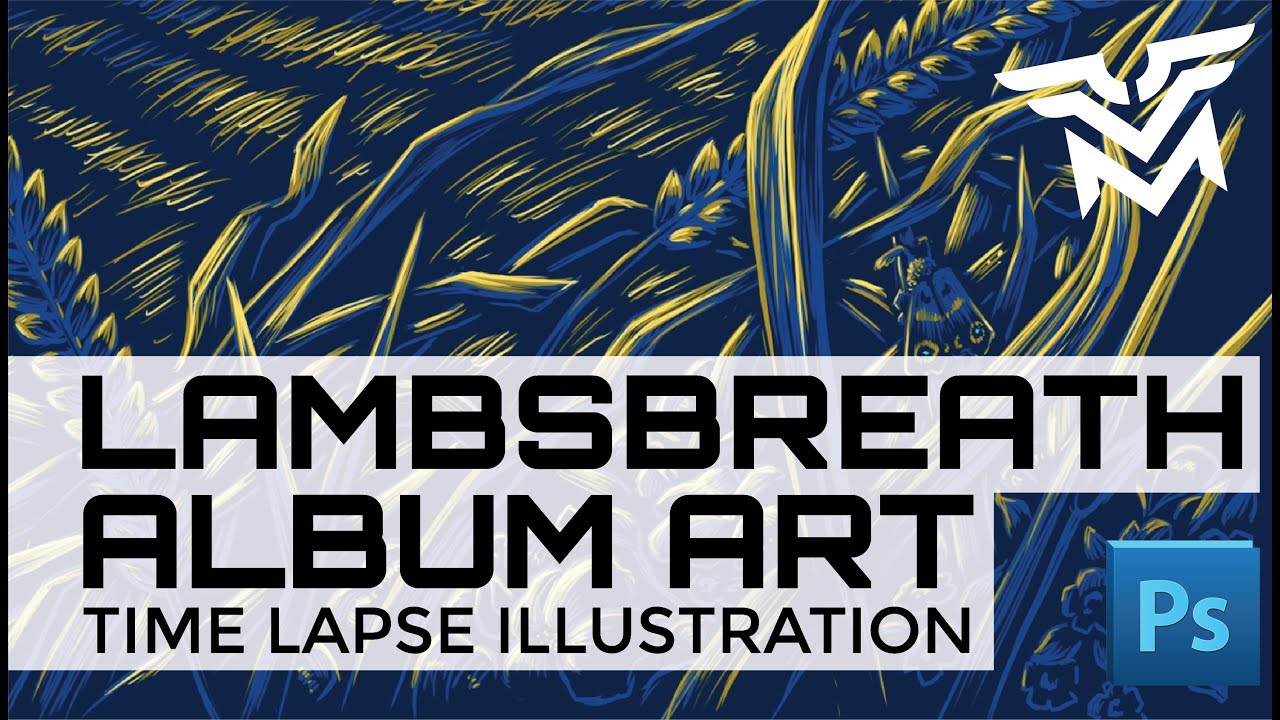 Lambsbreath Album Art - Photoshop Timelapse