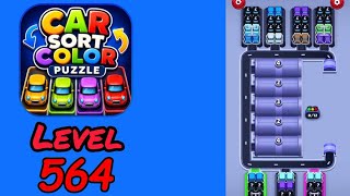 Car Sort Color Puzzle Level 564 Walkthrough