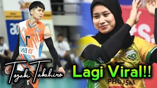 tozaki takahiro dan hany budiarty - proliga 2022 || viral!!