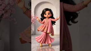 Koka De Ke Dil Maag De 💃 Cute Chibi Girl Dance | Viral Reels
