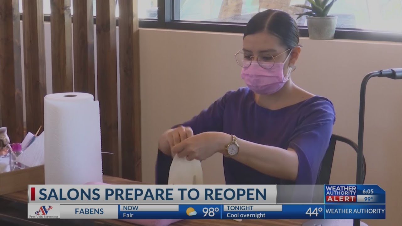 El Paso hair and nail salons prepare to reopen Friday YouTube