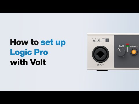 UA Support: How to set up Logic Pro with Volt USB Audio Interfaces
